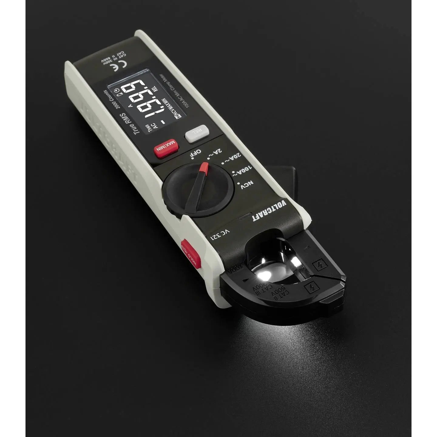 B-Ware Voltcraft Stromzange Zangenamperemeter Wechselstrommesser Vc 321 Iso Kalibriert - 4064161323336