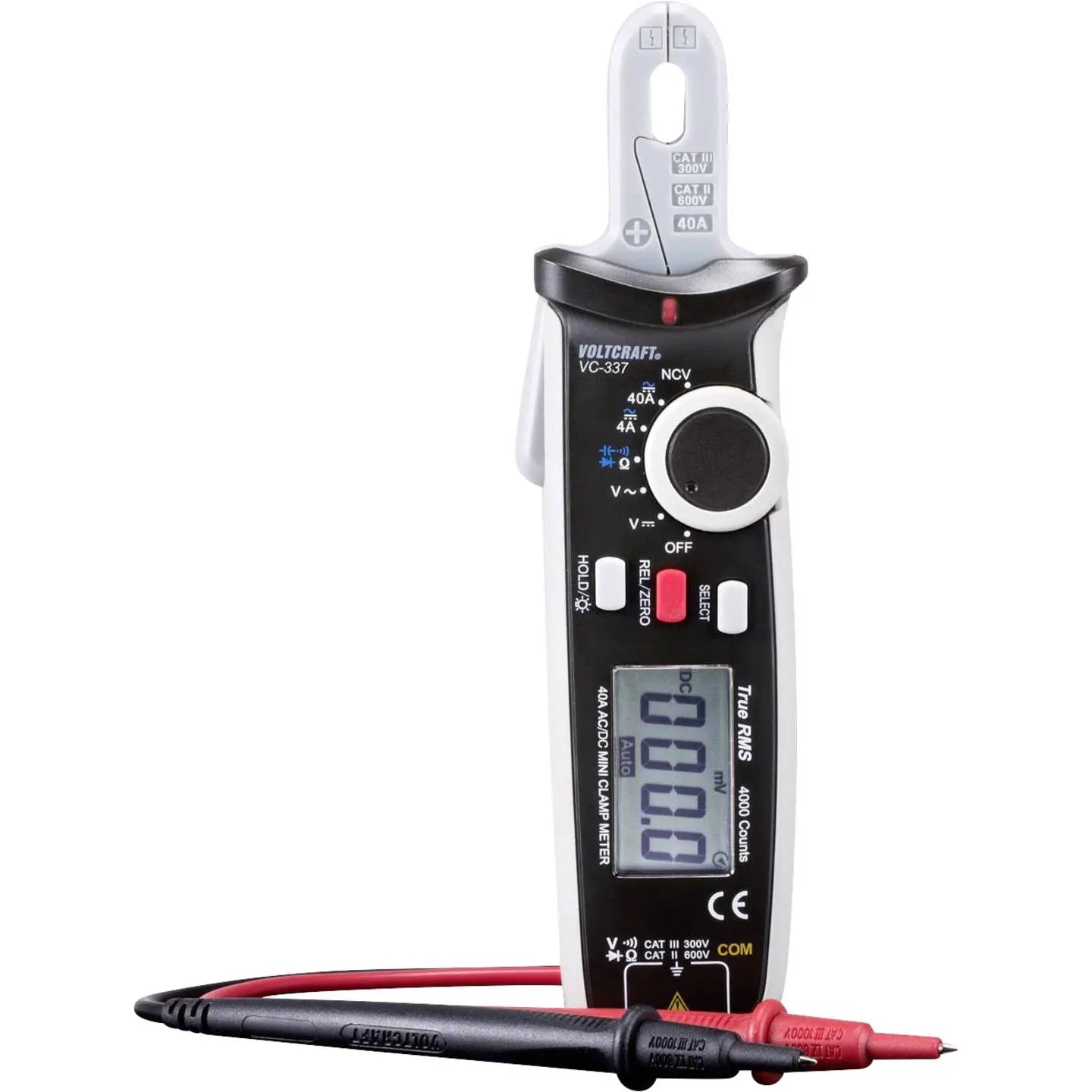 D-Ware Voltcraft Vc 337 Stromzange Multimeter Digital Cat Iii 300 V Cat Ii Defektware - 4053199957033