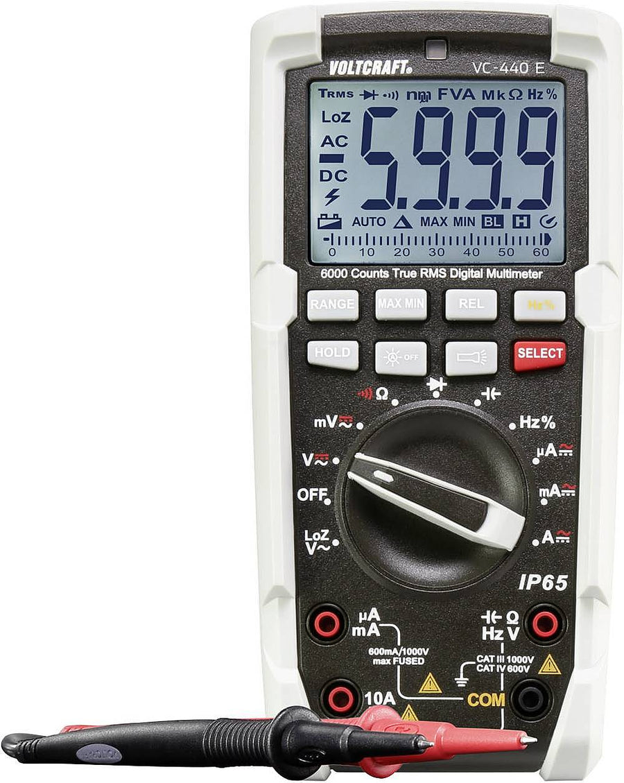 Voltcraft Hand Multimeter Vc 440 E Strahlwassergeschützt Digitale Anzeige Strom B-Ware - 4016139141992