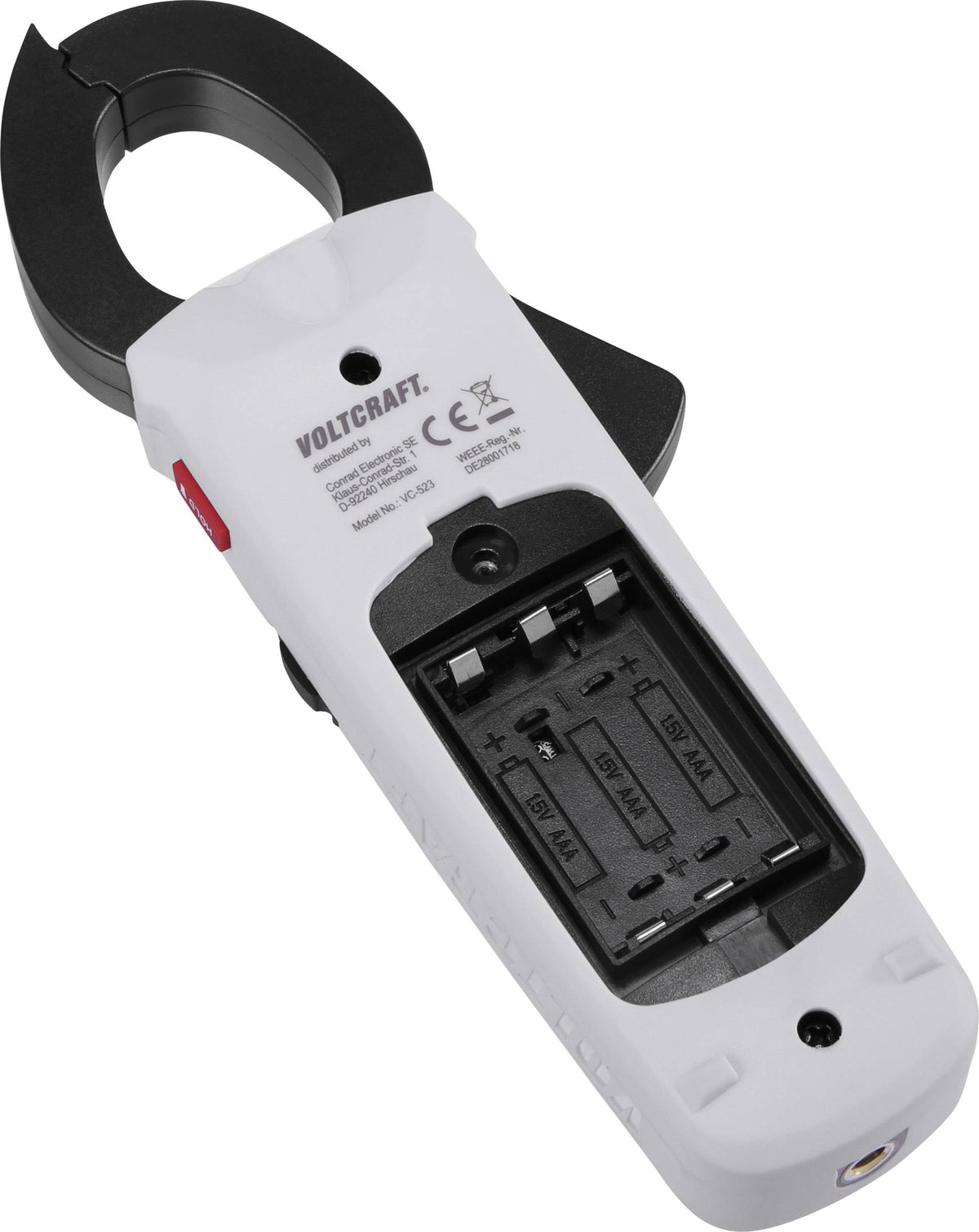 VOLTCRAFT VC-523 Stromzange ZangenMultimeter Zangenmessgerät digital CATIII 600V - 4053199547463