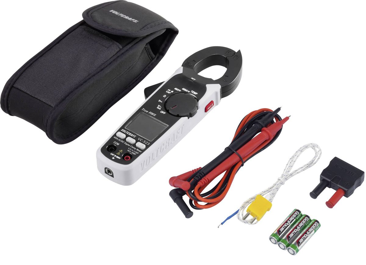 VOLTCRAFT VC-523 Stromzange ZangenMultimeter Zangenmessgerät digital CATIII 600V - 4053199547463