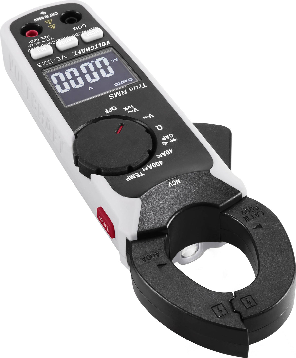 VOLTCRAFT VC-523 Stromzange ZangenMultimeter Zangenmessgerät digital CATIII 600V - 4053199547463