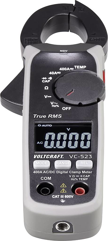B-Ware Voltcraft Vc 523 (Iso) Stromzange Kalibriert Nach Iso Digital Cat Iii 600 V