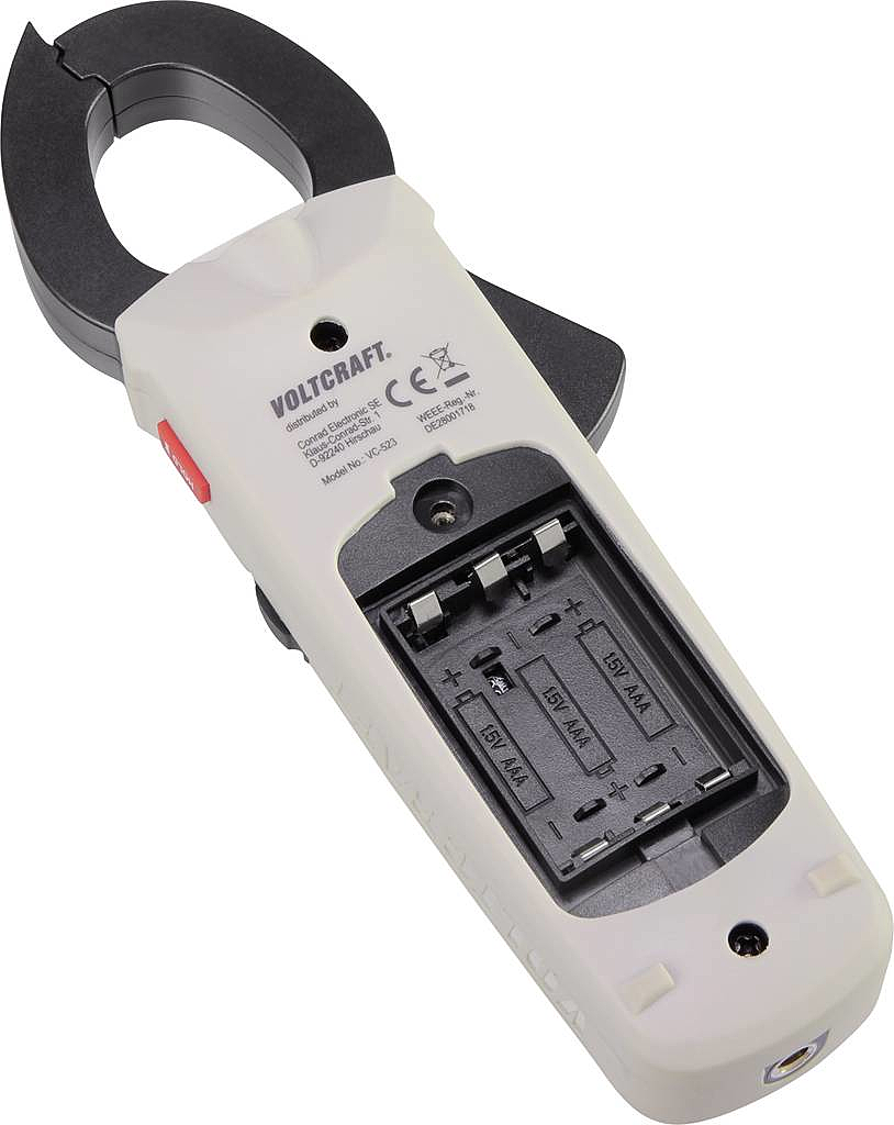 B-Ware Voltcraft Vc 523 (Iso) Stromzange Kalibriert Nach Iso Digital Cat Iii 600 V