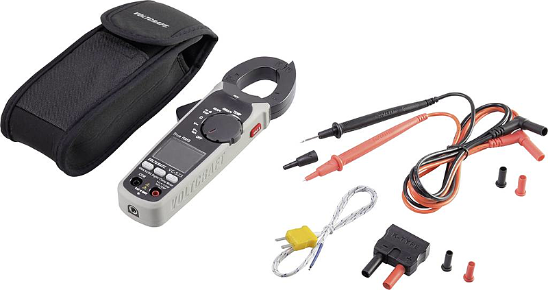 B-Ware Voltcraft Vc 523 (Iso) Stromzange Kalibriert Nach Iso Digital Cat Iii 600 V