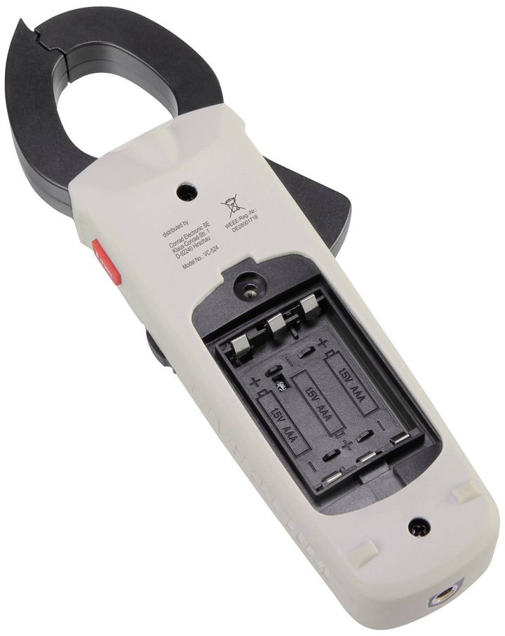 Voltcraft Vc 524 Stromzange Digital Cat Iii Zange 600 V Anzeige Counts: 6000     B-Ware - 4064161242637