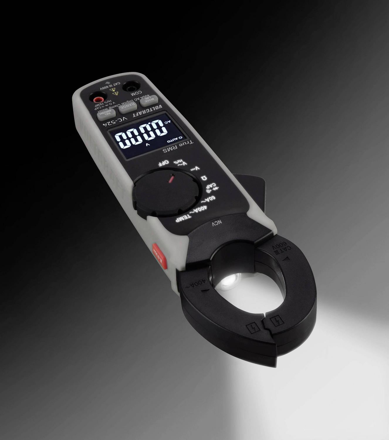 B-Ware Voltcraft Vc 524 Stromzange Digital Cat Iii Zange 600 V Anzeige Counts: 6000 454