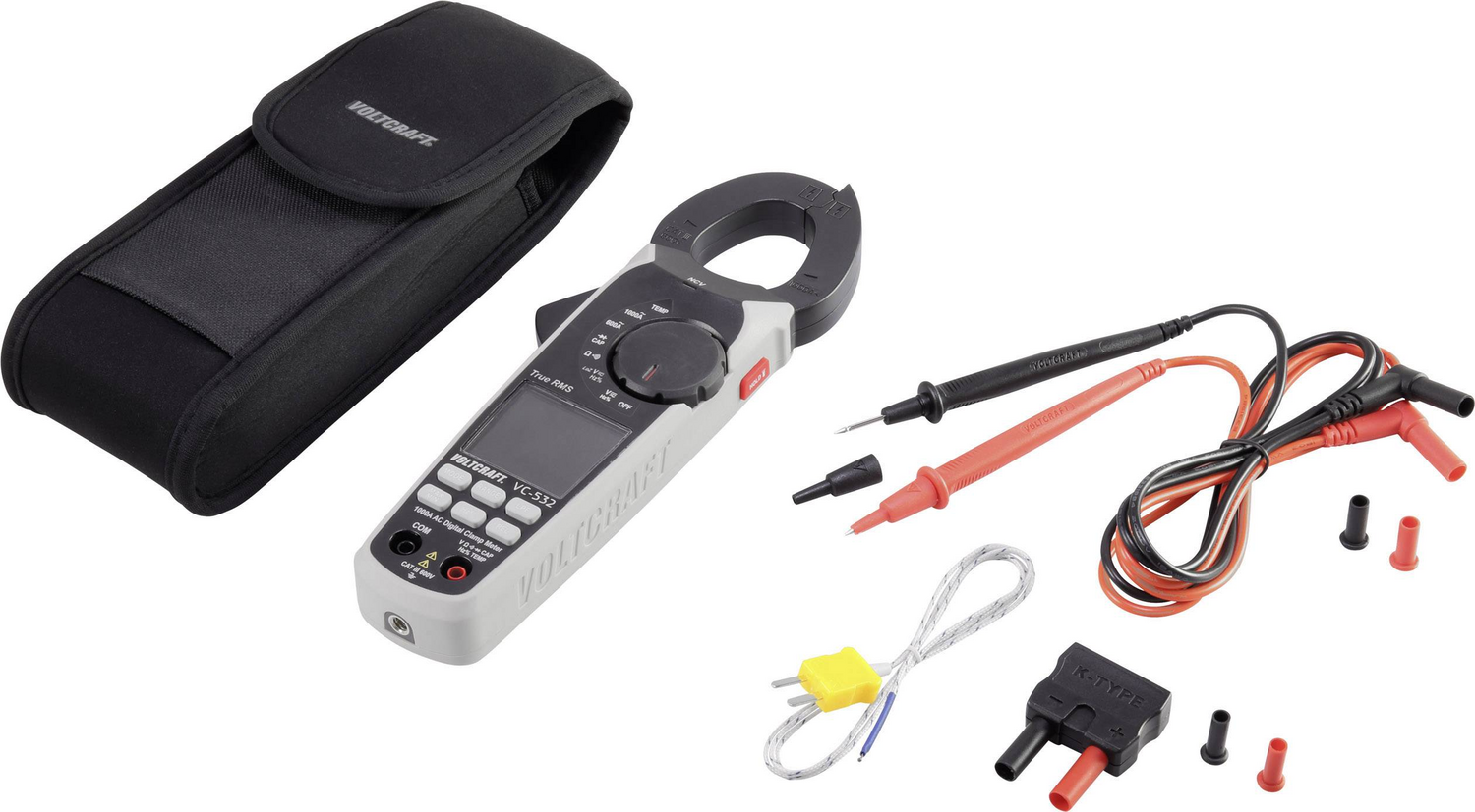 B-Ware Voltcraft Vc 532 Stromzange Digital  Cat Iii 600 V Strommessgerät Spannungsprüfer - 4053199547470