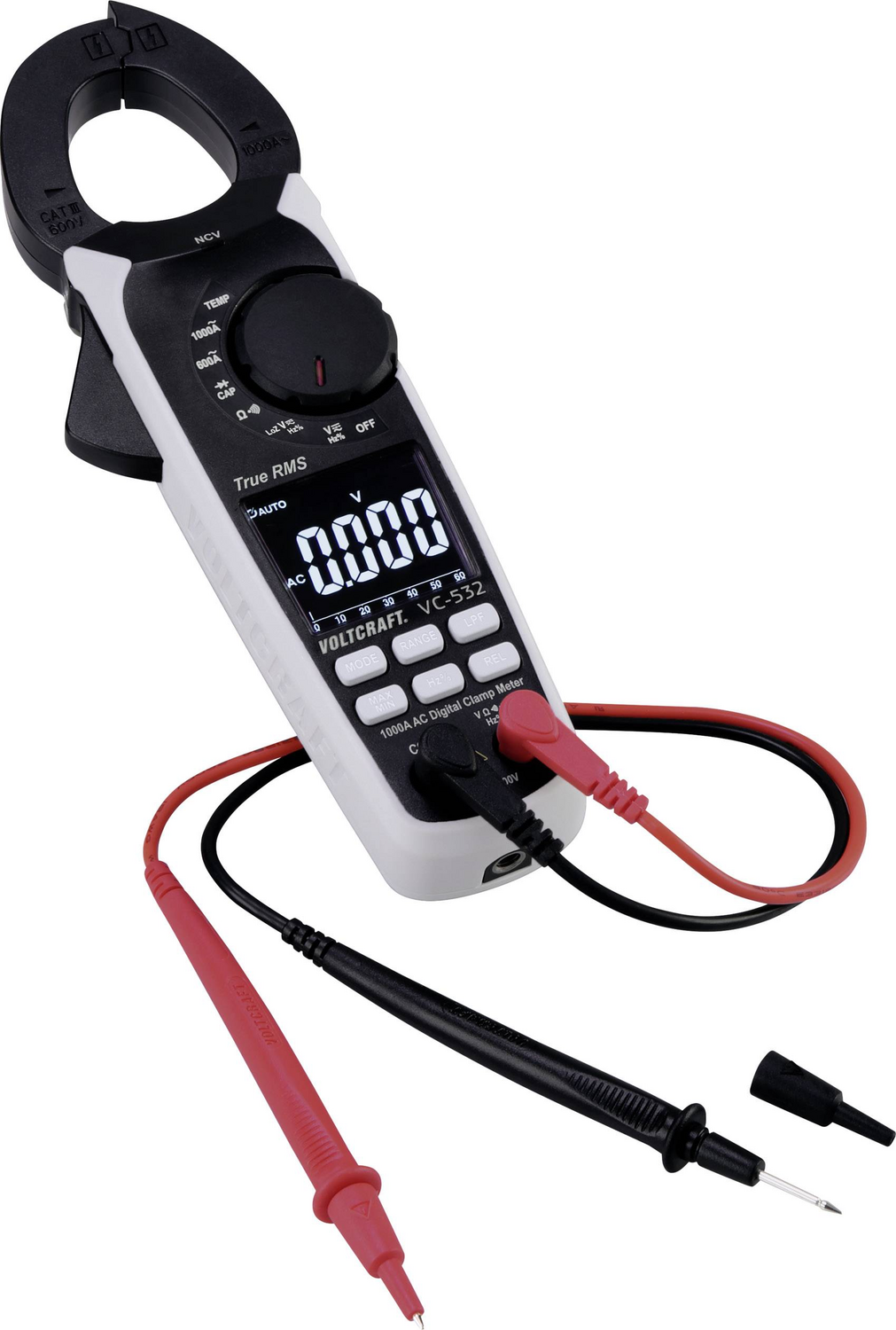 B-Ware Voltcraft Vc 532 Stromzange Digital  Cat Iii 600 V Strommessgerät Spannungsprüfer - 4053199547470