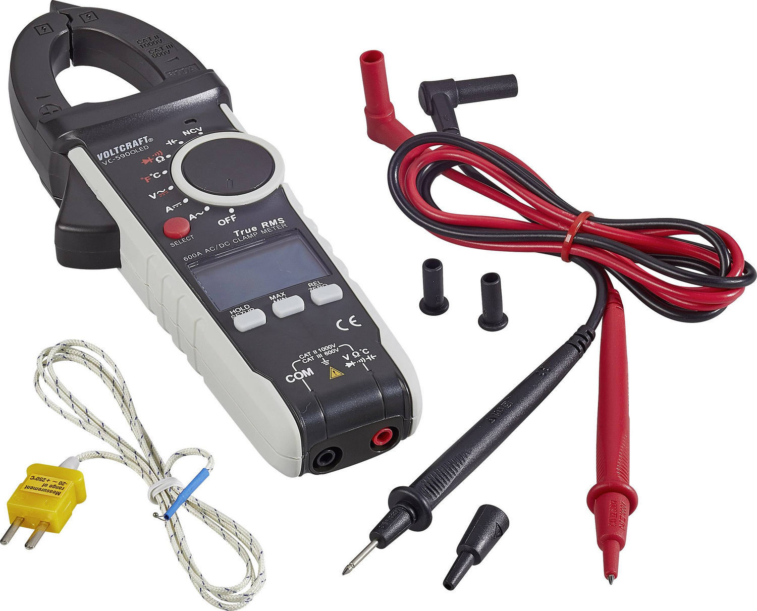 D-Ware Voltcraft Stromzange Vc 590 Digital Oled Display Zangen Multimeter Defektware - 4016138894127
