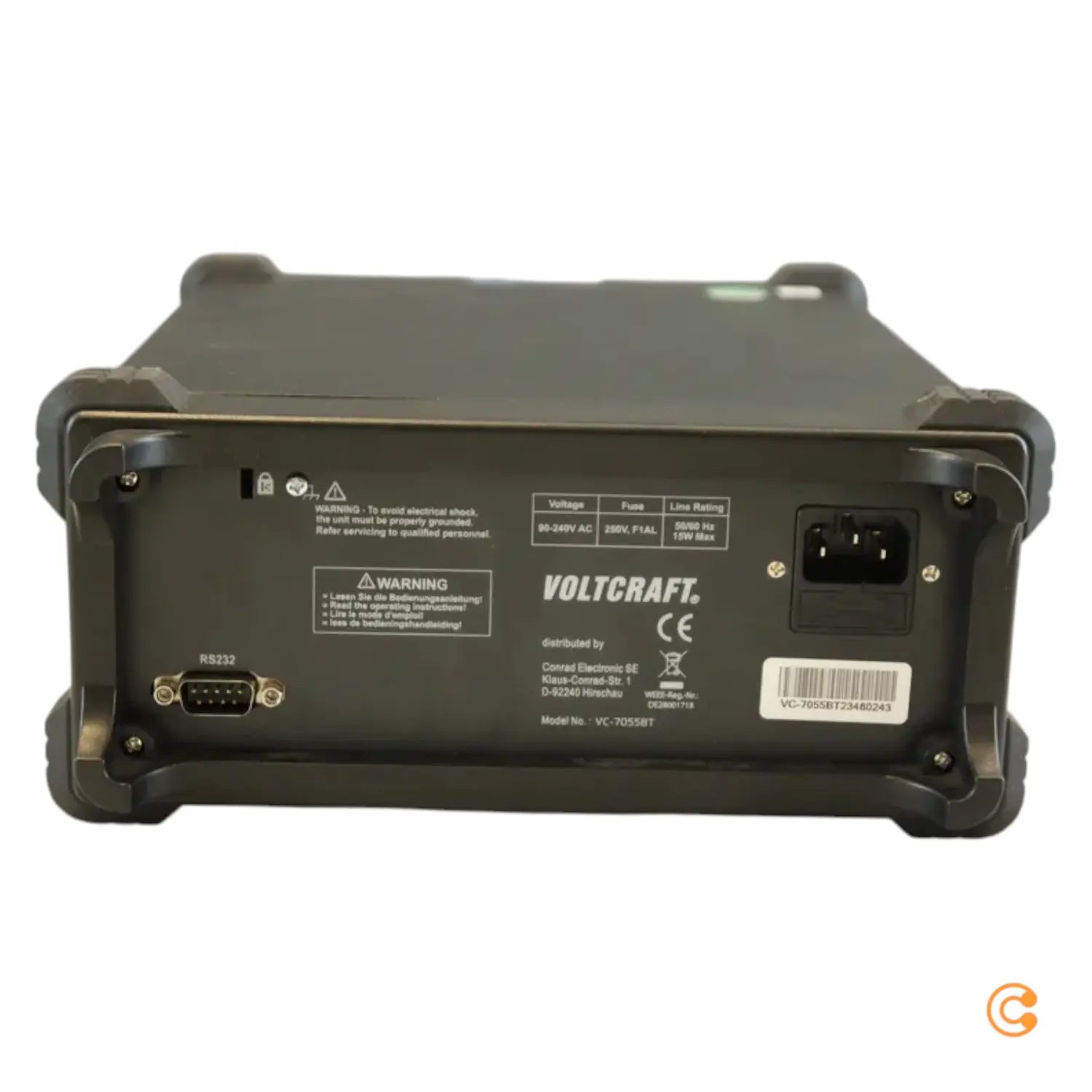 B-Ware Voltcraft Vc 7055 Bt Iso Tisch Multimeter Datenlogger Cat I/Ii Siehe Text/Foto - 4064161216263