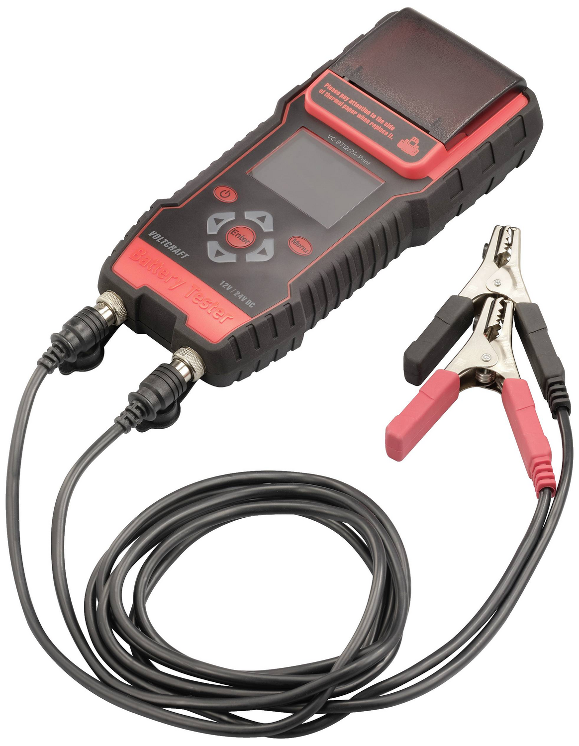 B-Ware Voltcraft Kfz Batterietester Batterieprüfer Batterieprüfung Prüfer 12 V 24 V - 4064161246796