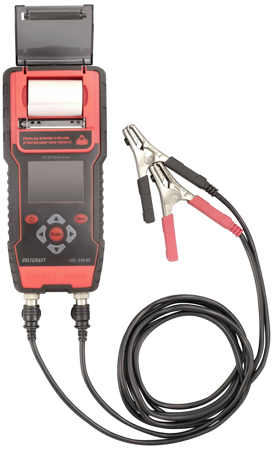 B-Ware Voltcraft Kfz Batterietester Batterieprüfer Batterieprüfung Prüfer 12 V 24 V - 4064161246796