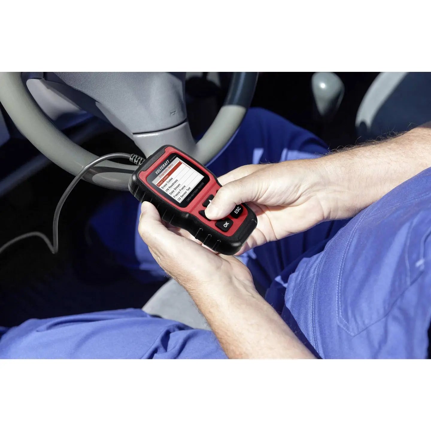 B-Ware Voltcraft Obd Ii Diagnosetool Lesegerät Fahrzeugdiagnose Batterieprüfung - 4064161394459