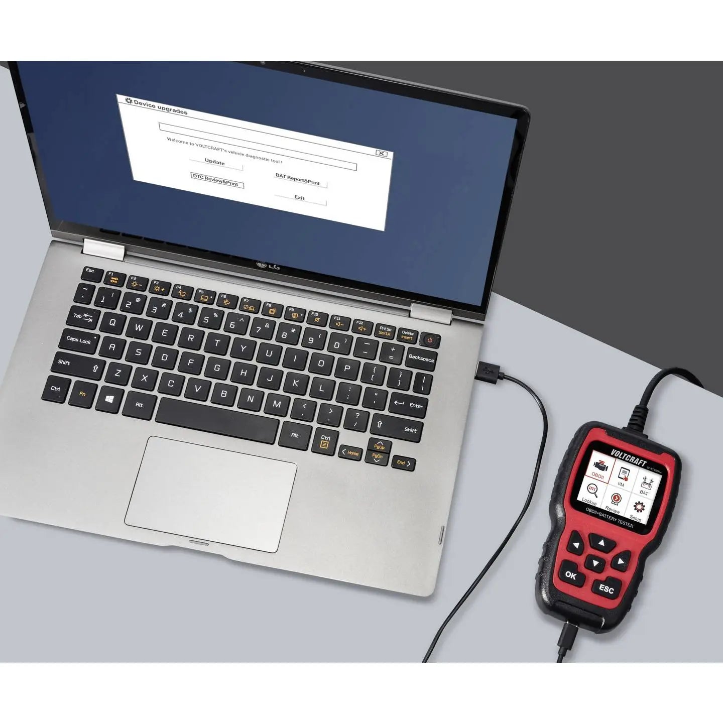 B-Ware Voltcraft Obd Ii Diagnosetool Lesegerät Fahrzeugdiagnose Batterieprüfung - 4064161394459