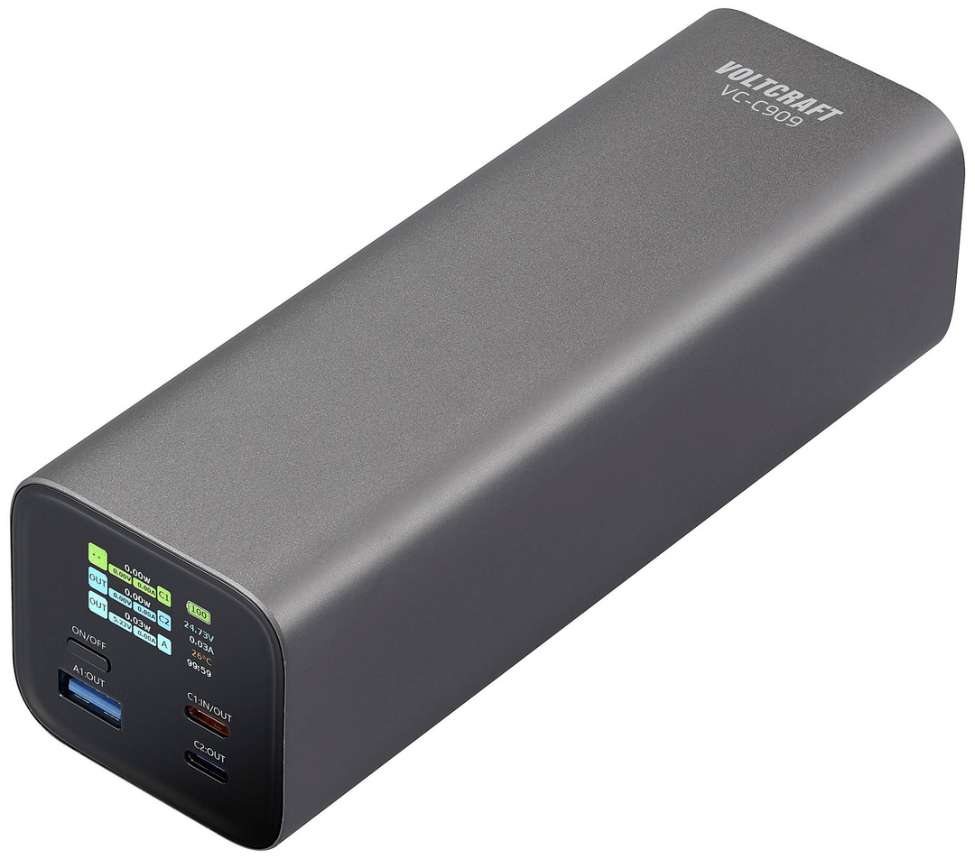 Voltcraft Vc C909 Powerbank 27000 M Ah Pd 3.1 Li Ion Ladestation Siehe Text/Foto B-Ware - 4064161327570