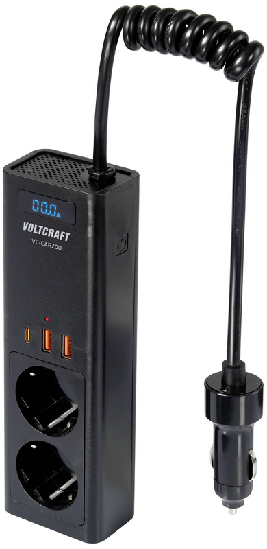 Voltcraft Wechselrichter Vc Car200 200 W 12 V/Dc   230 V/Ac Siehe Text/Foto B-Ware - 4064161250588