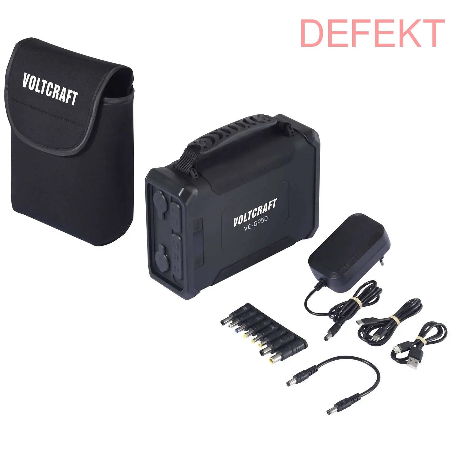 D-Ware Voltcraft Vc Gp50 Pd60 W Powerbank Akku Ladegerät Schwarz 96000m Ah Defektware - 4064161332987