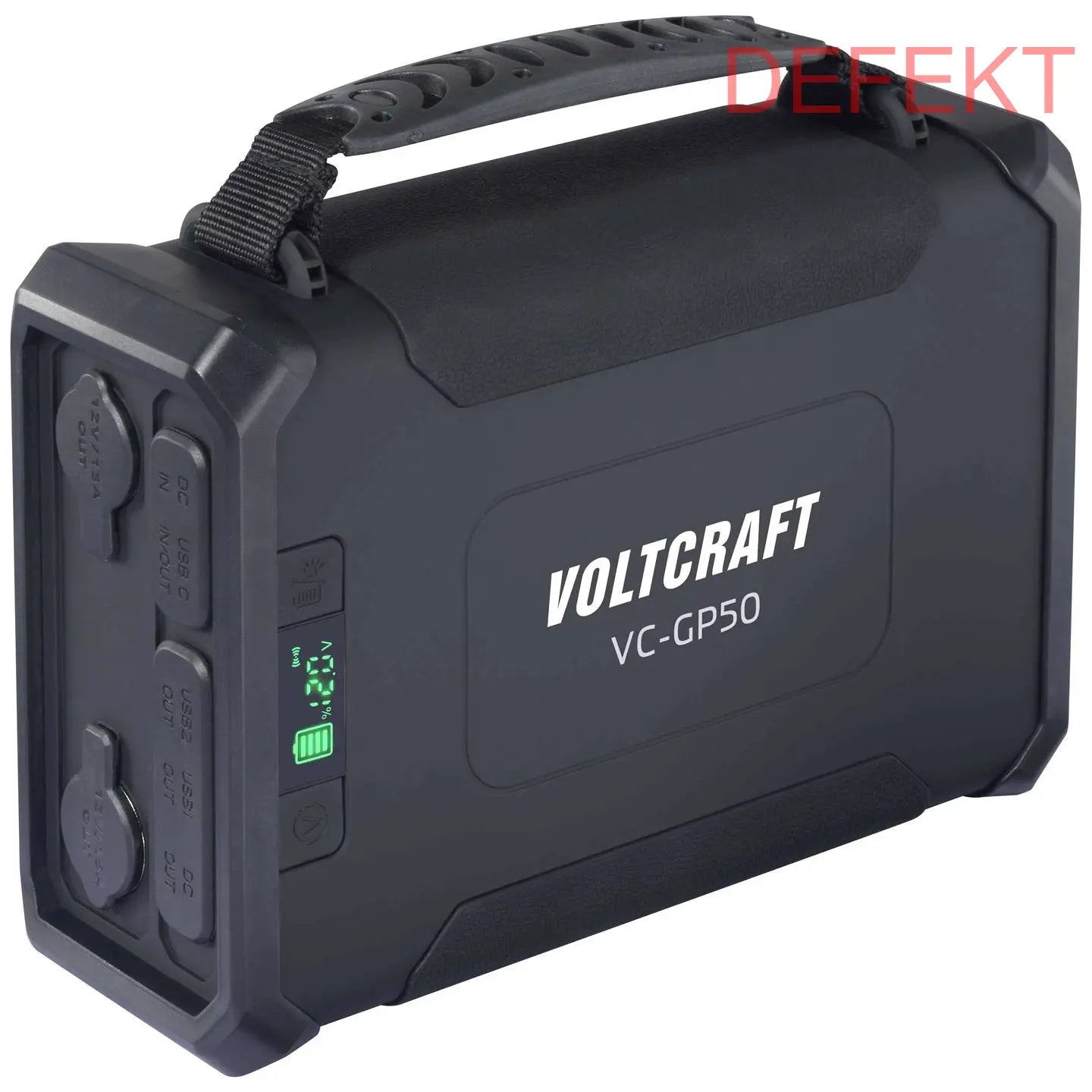 D-Ware Voltcraft Vc Gp50 Pd60 W Powerb Powerbank Akku Ladegerät Schwarz Defektware - 4064161332987