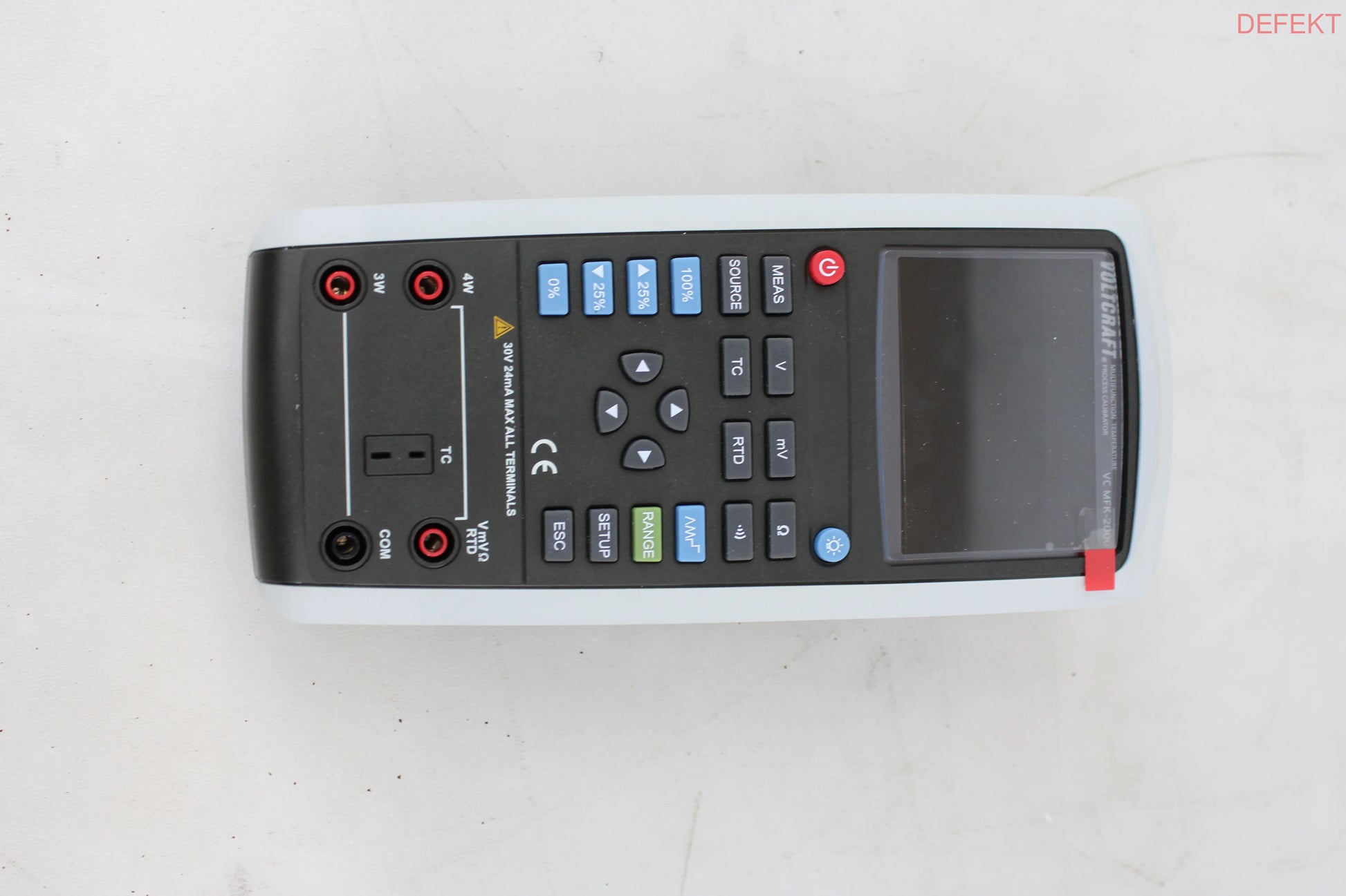 D-Ware Voltcraft Vc Mfk 2000 Kalibrator Messgerät Temperatur Defektware - 4064161189536
