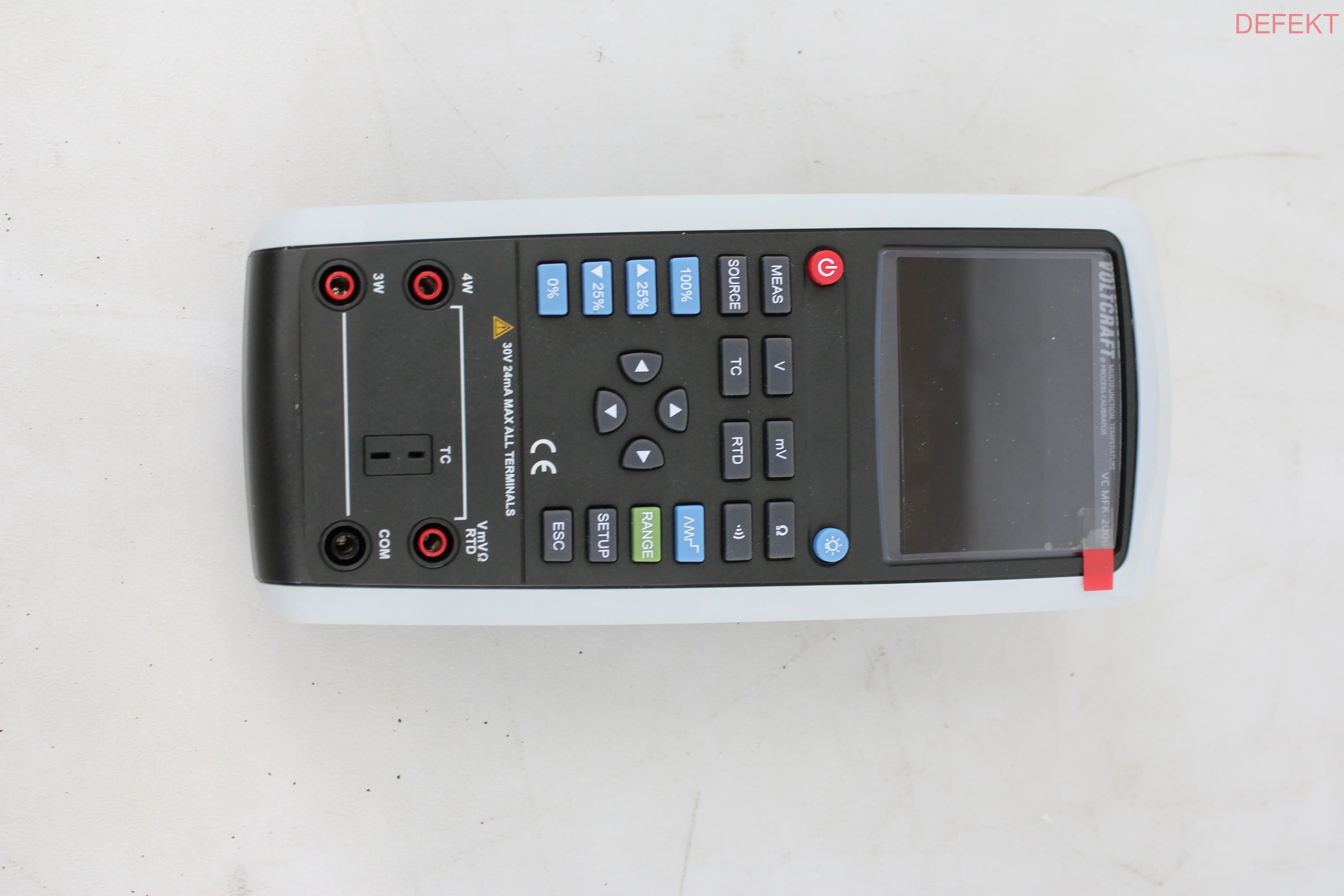 D-Ware Voltcraft Vc Mfk 2000 Kalibrator Messgerät Temperatur Defektware - 4064161189536