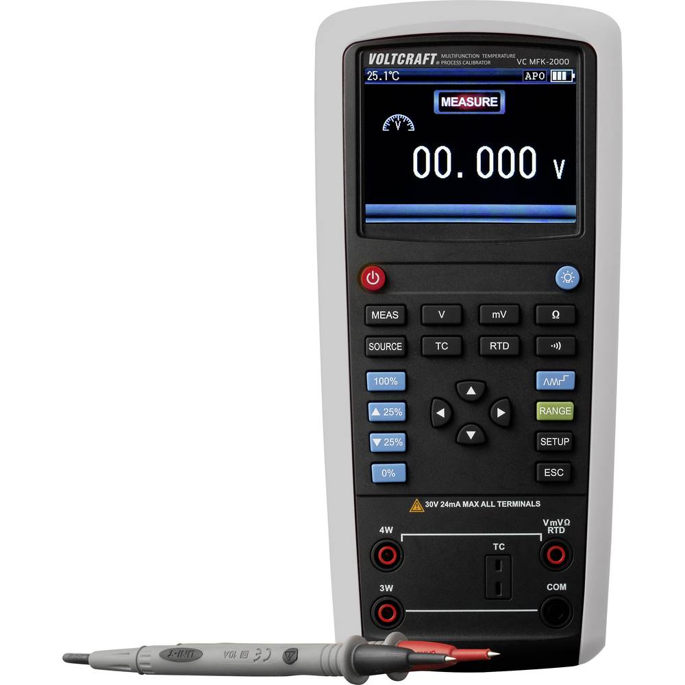 VOLTCRAFT VC MFK-2000 Kalibrator Messgerät Temperatur Thermometer - 4064161189536