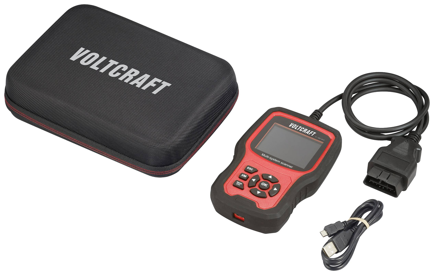 Voltcraft Obd Ii Diagnosetool Kfz Diagnosegerät Obd Scanner Scanner Volkswagen   B-Ware - 4064161230535