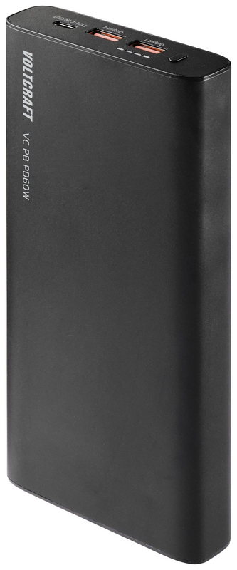 B-Ware Voltcraft Powerbank 26800 M Ah Quick Charge 3.0 Power Delivery 3.0 Li Ion Schwarz
