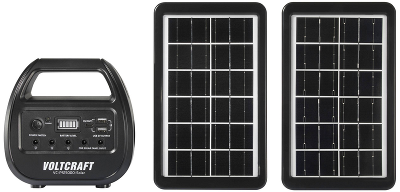 D-Ware Voltcraft Vc Ps15000 Solar Vc 14297675 Solar Powerbank Solarpanels - 4064161253916