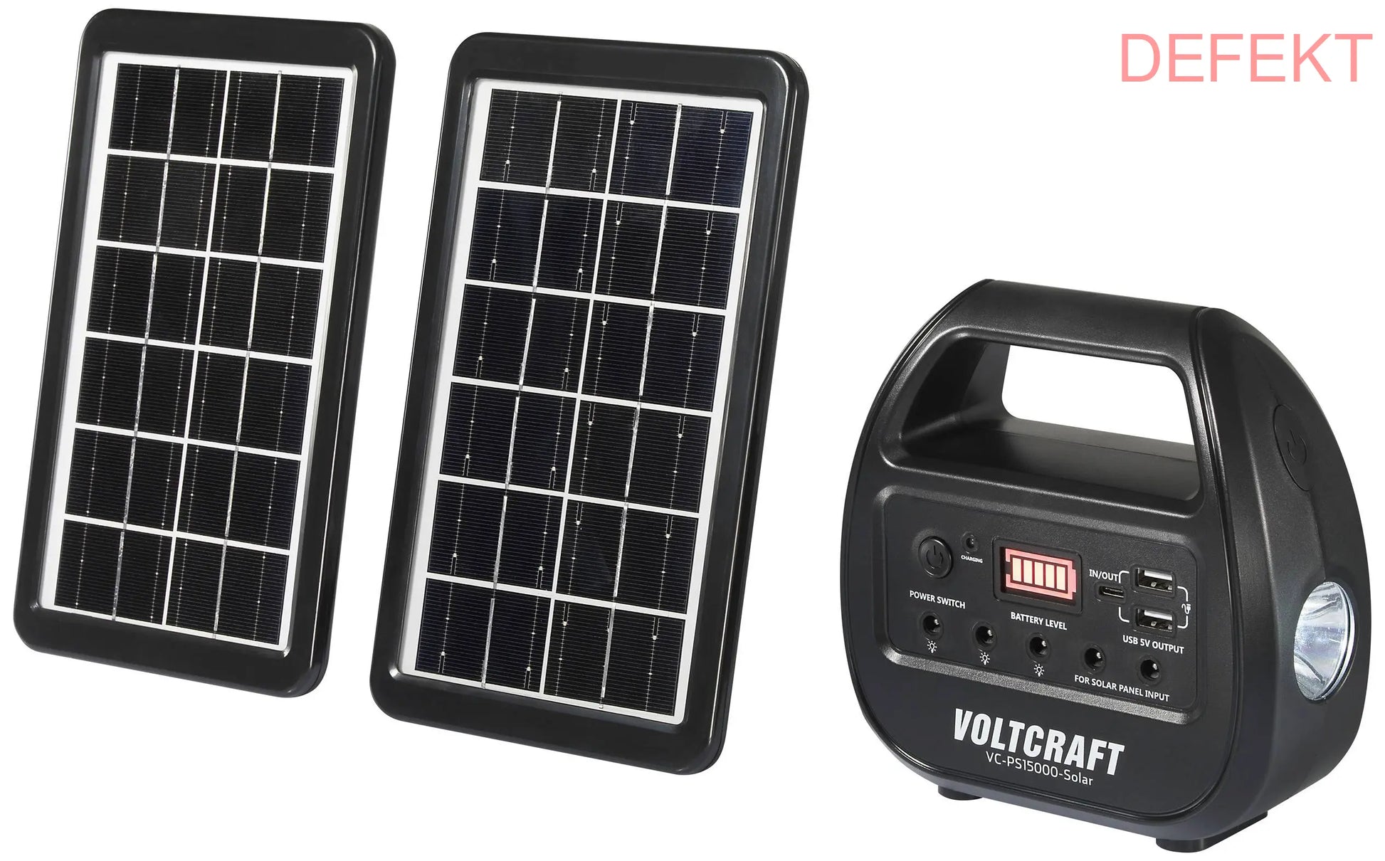 D-Ware Voltcraft Vc Ps15000 Solar Vc 14297675 Solar Powerbank Solarpanels - 4064161253916