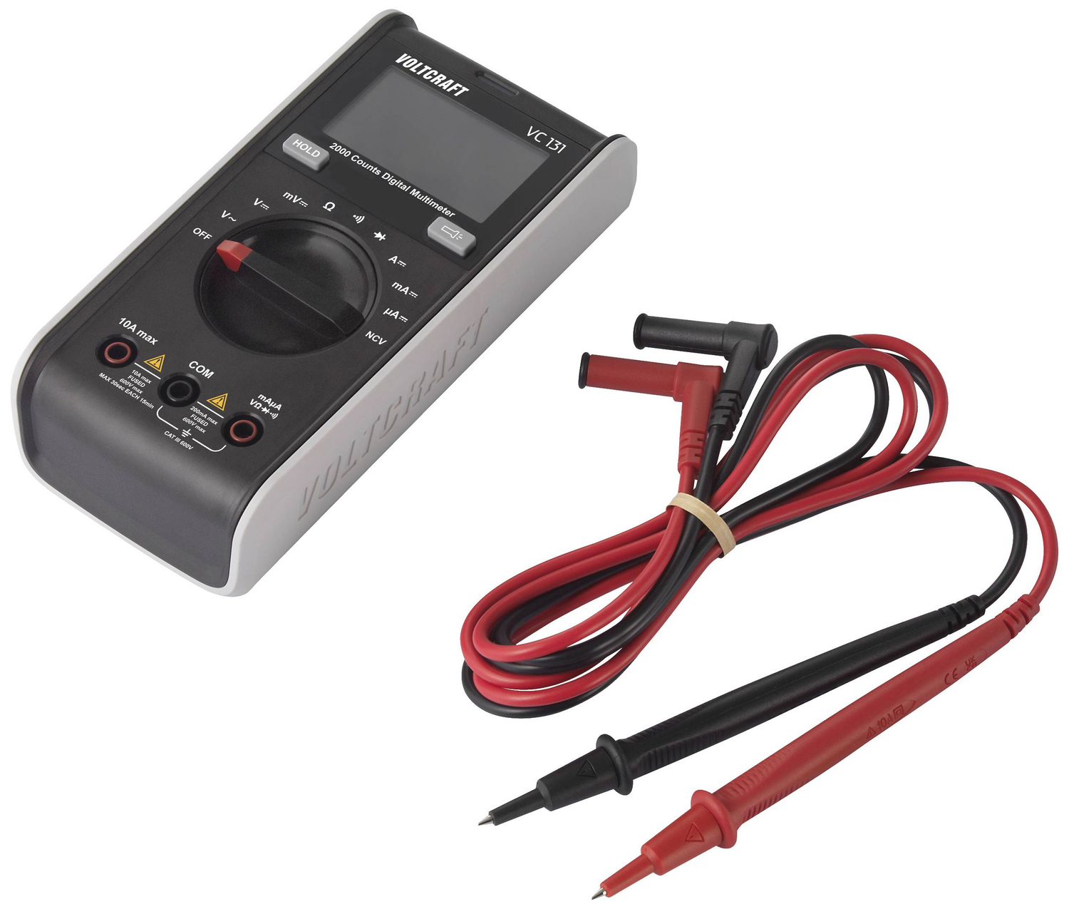 B-Ware Voltcraft Vc131 Hand Multimeter Digitaler Stromkreismesser Stromprüfer 600 V