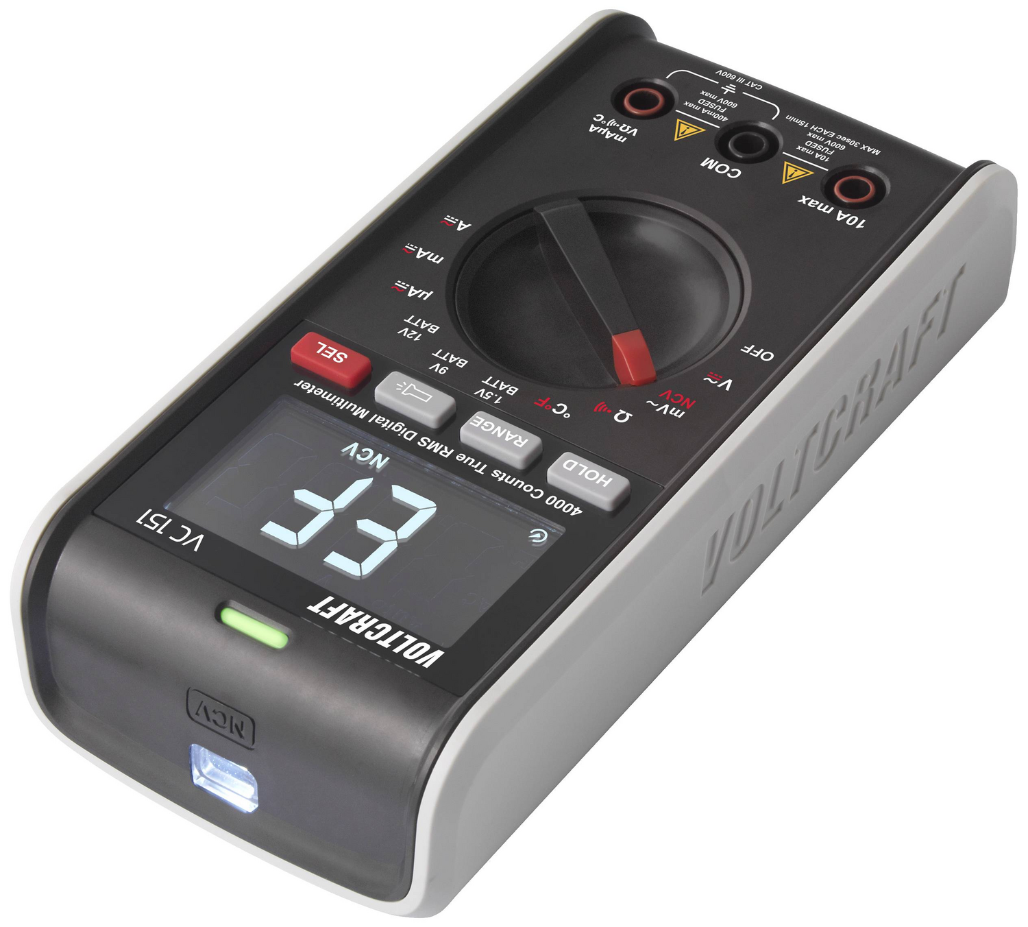 B-Ware Voltcraft Vc151 Hand Multimeter Strommesser Strom Messgerät Digital Cat Iii 600 V - 4064161193366