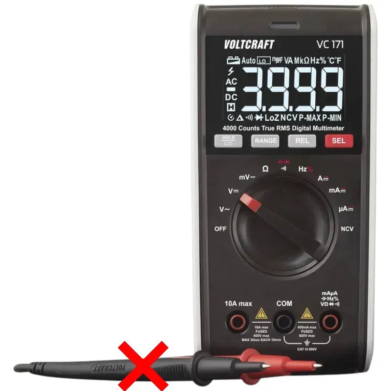 B-Ware Voltcraft Vc171 Hand Multimeter Digital Cat Iii 600 V Multimeter Siehe Text/Foto - 4064161193373