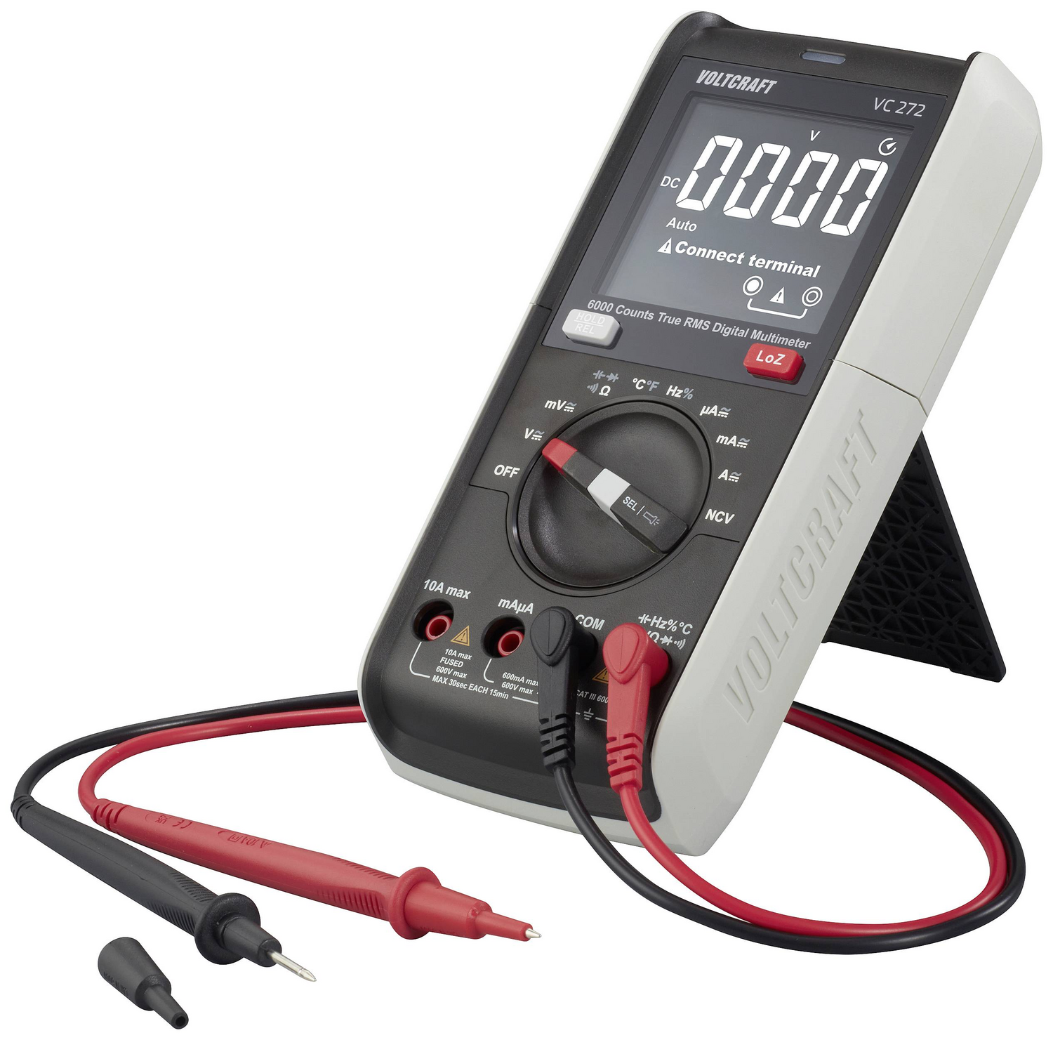 Voltcraft Hand Multimeter Multimeter Digital Cat Iii 600 V Anzeige Counts: 6000  B-Ware - 4064161218038