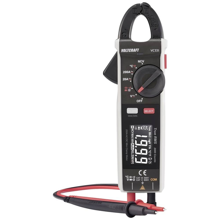 Voltcraft Cat Ii Vc 331 Stromzange Strommesser Multimeter  Zange Defektware D-Ware