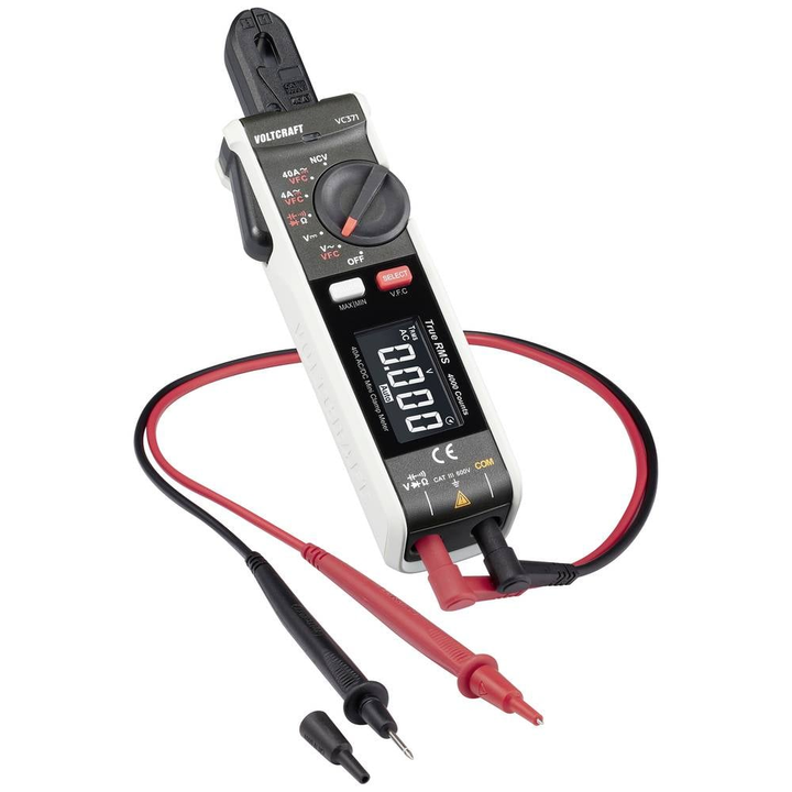 Voltcraft Vc 371 Stromzange Digital Cat Iii 600 V Messgerät Multimeter Stromgerät B-Ware