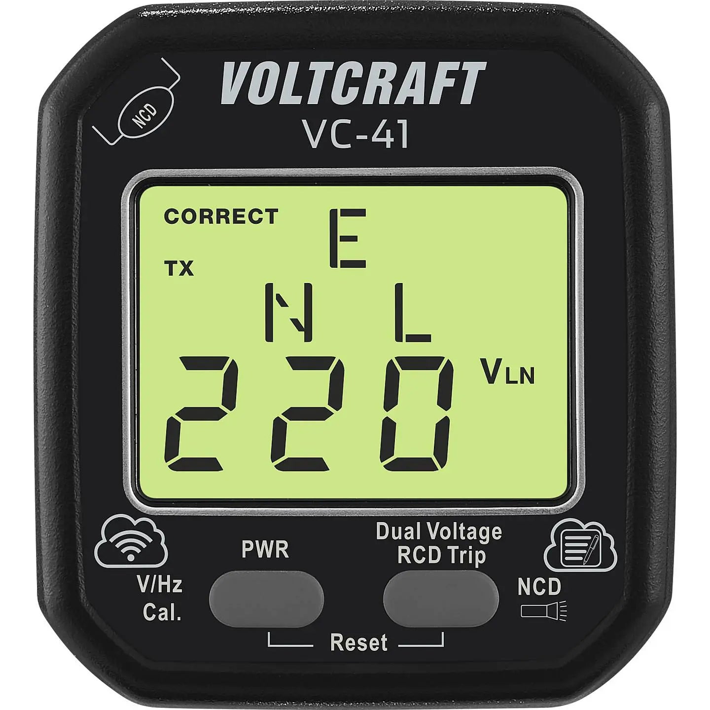 B-Ware Voltcraft Steckdosentester Prüfgerät Fi Test Lcd Bedienungsanleitung Batter645 - 4064161331553