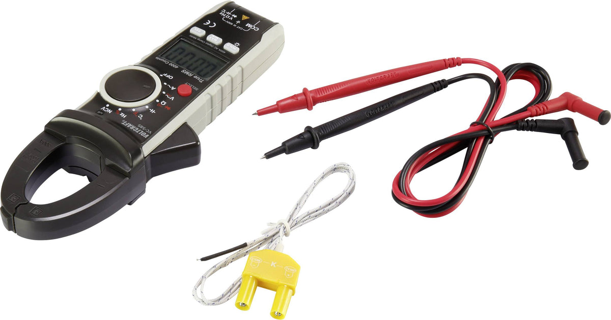 Voltcraft VC585 Stromzange Kalibriert nach ISO digital  CAT III 600V Strom-Zange - 4016139317007