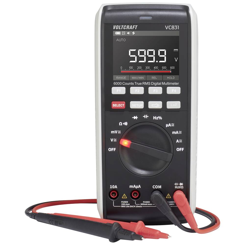Voltcraft Vc831 Hand Multimeter Kalibriert Cat Iii 1000 V Cat Iv Messgerät B-Ware - 4064161231730