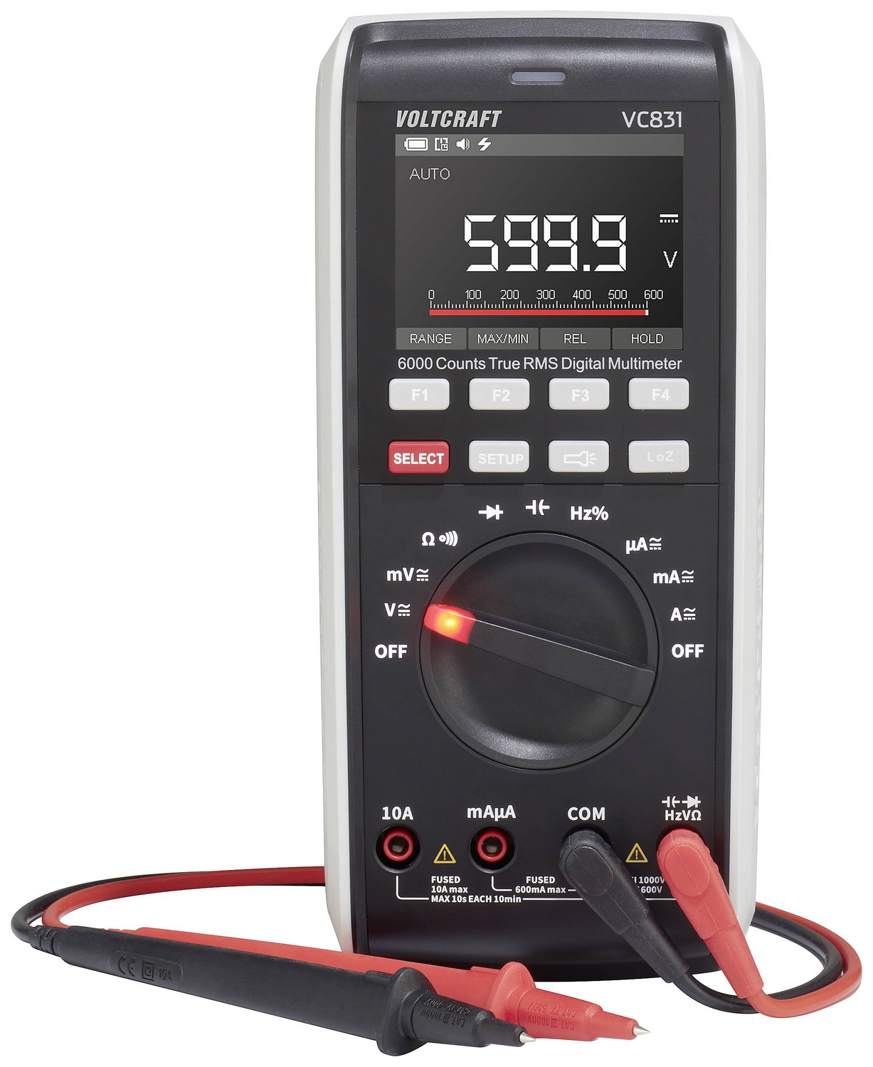 B-Ware Voltcraft Vc831 Hand Multimeter Digital Multimeter Messgerät Strom Spannung 370 - 4064161218052