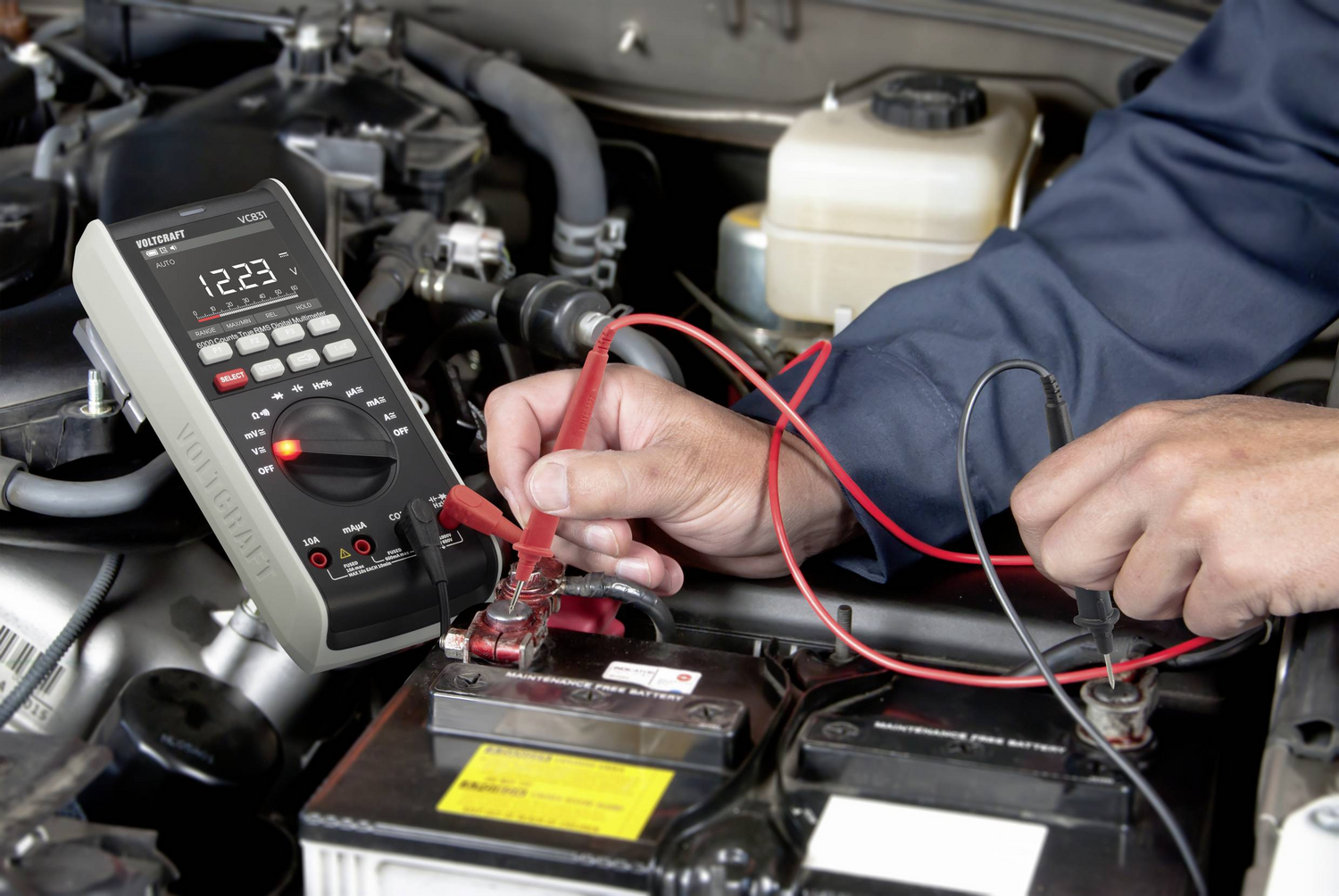 B-Ware Voltcraft Vc831 Hand Multimeter Digital Multimeter Messgerät Strom Spannung 136 - 4064161218052