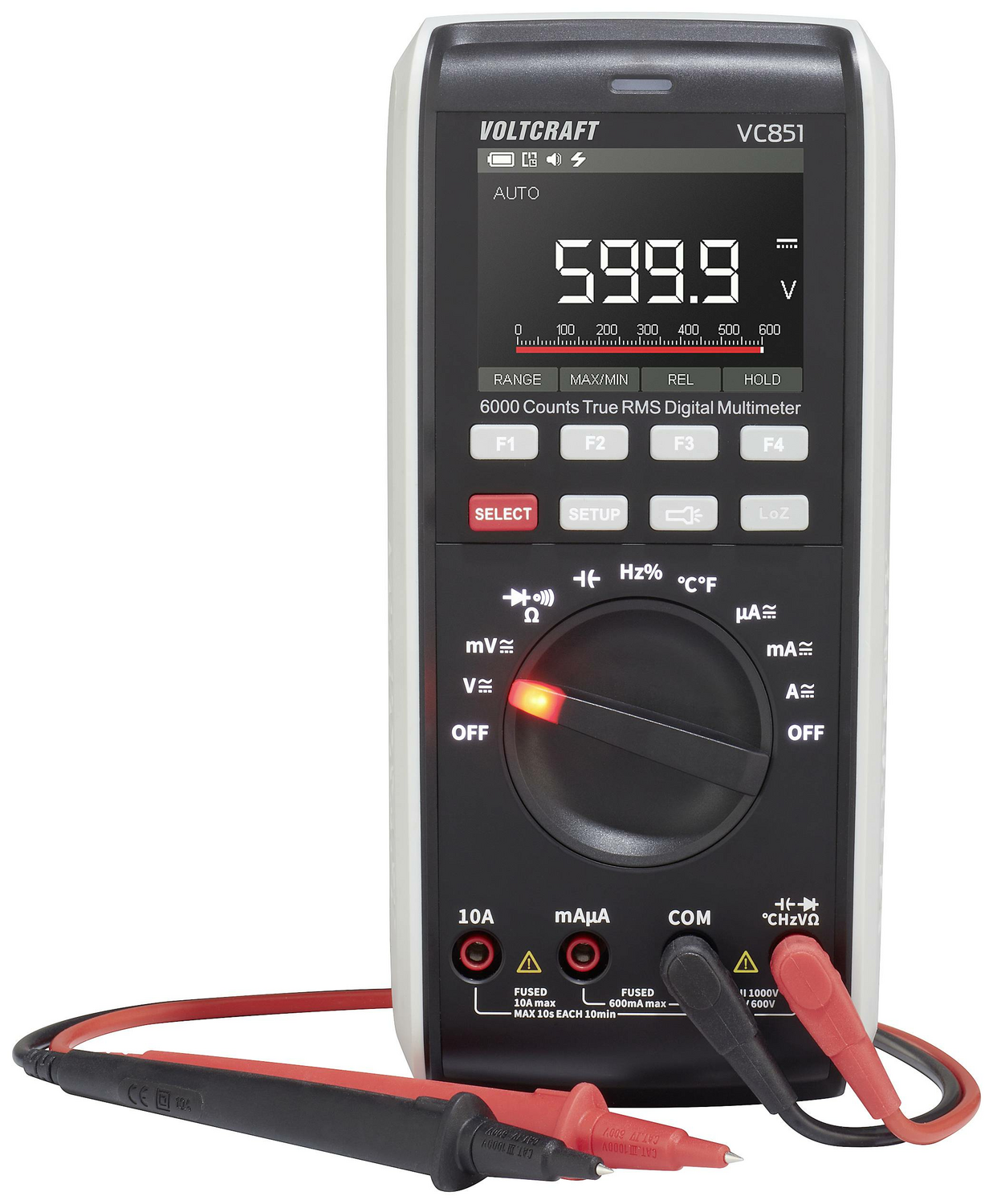 Voltcraft Vc851  Hand Multimeter Digital Multimeter Messgerät Strom Defektware D-Ware - 4064161218069