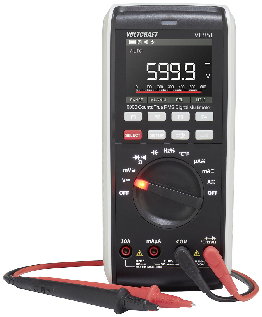 Voltcraft Vc851  Hand Multimeter Digital Multimeter Messgerät Strom Defektware D-Ware - 4064161218069