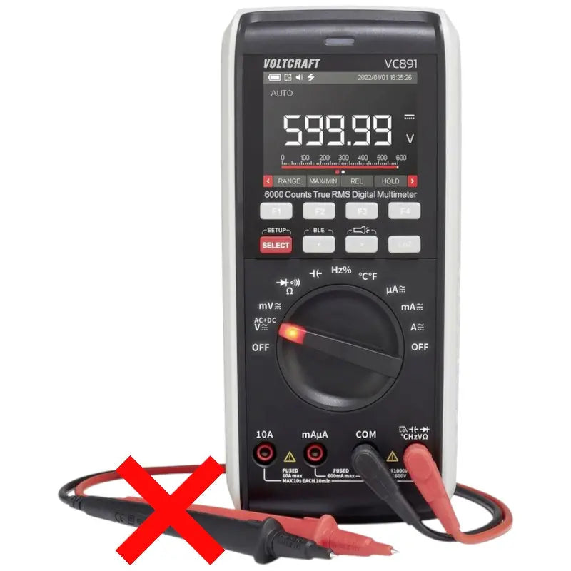 B-Ware Voltcraft Vc891 Hand Multimeter Digital Datenlogger Catiii 1000 V Siehe Text/Foto - 4064161218076