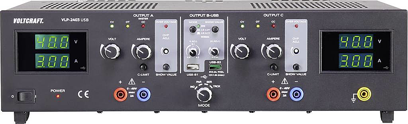 C-Ware Voltcraft Vlp 2403 Usb Labornetzgerät Netzgerät Labor 0   40 V Linear Siehe Text - 4053199516759