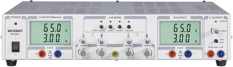 B-Ware Voltcraft Labornetzgerät Einstellbar Vsp 2653 0.1   65 V/Dc 0   3 A 399 W - 4016138623932