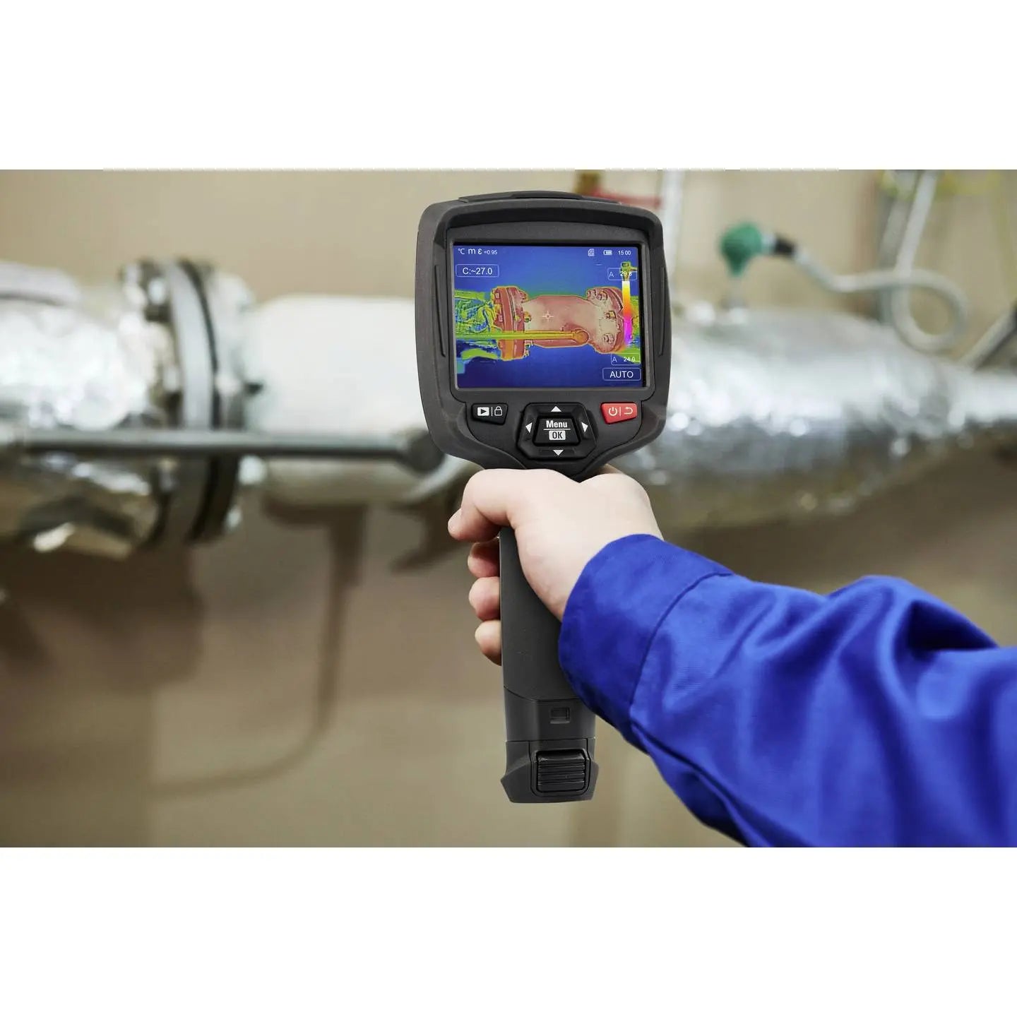 B-Ware Voltcraft Wärmebildkamera Thermografiekamera Wb 410 Temperaturmessung Lcd Kof169 - 4064161293011