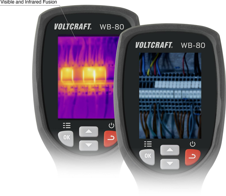 Voltcraft Wb 80 Wärmebildkamera  20   600°C 32x32 Pixel 9 Hz Digitalkamera B-Ware