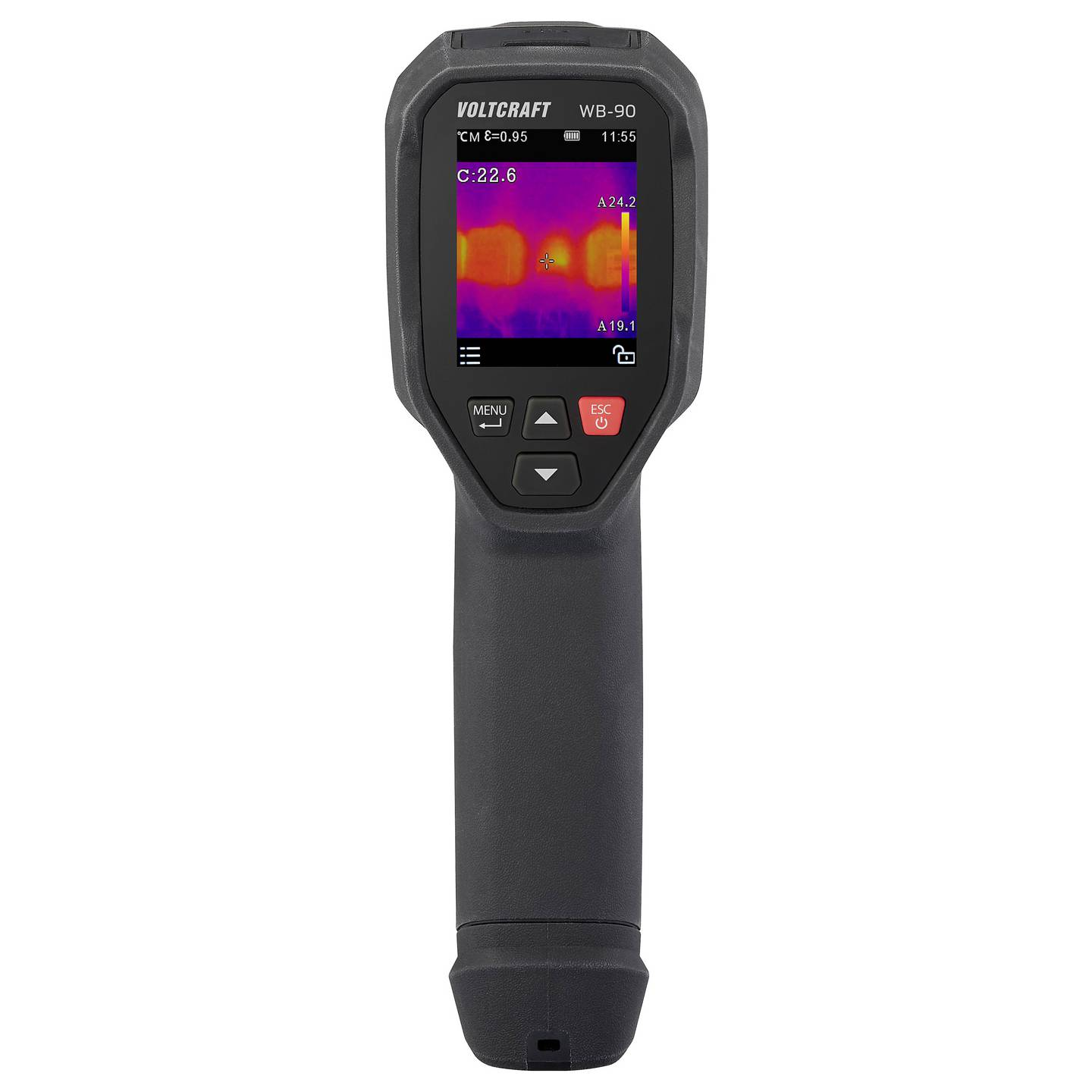 B-Ware Voltcraft Wärmebildkamera Infrarotkamera Temperaturmessung 96x96 Pixel Usb C - 4064161389967