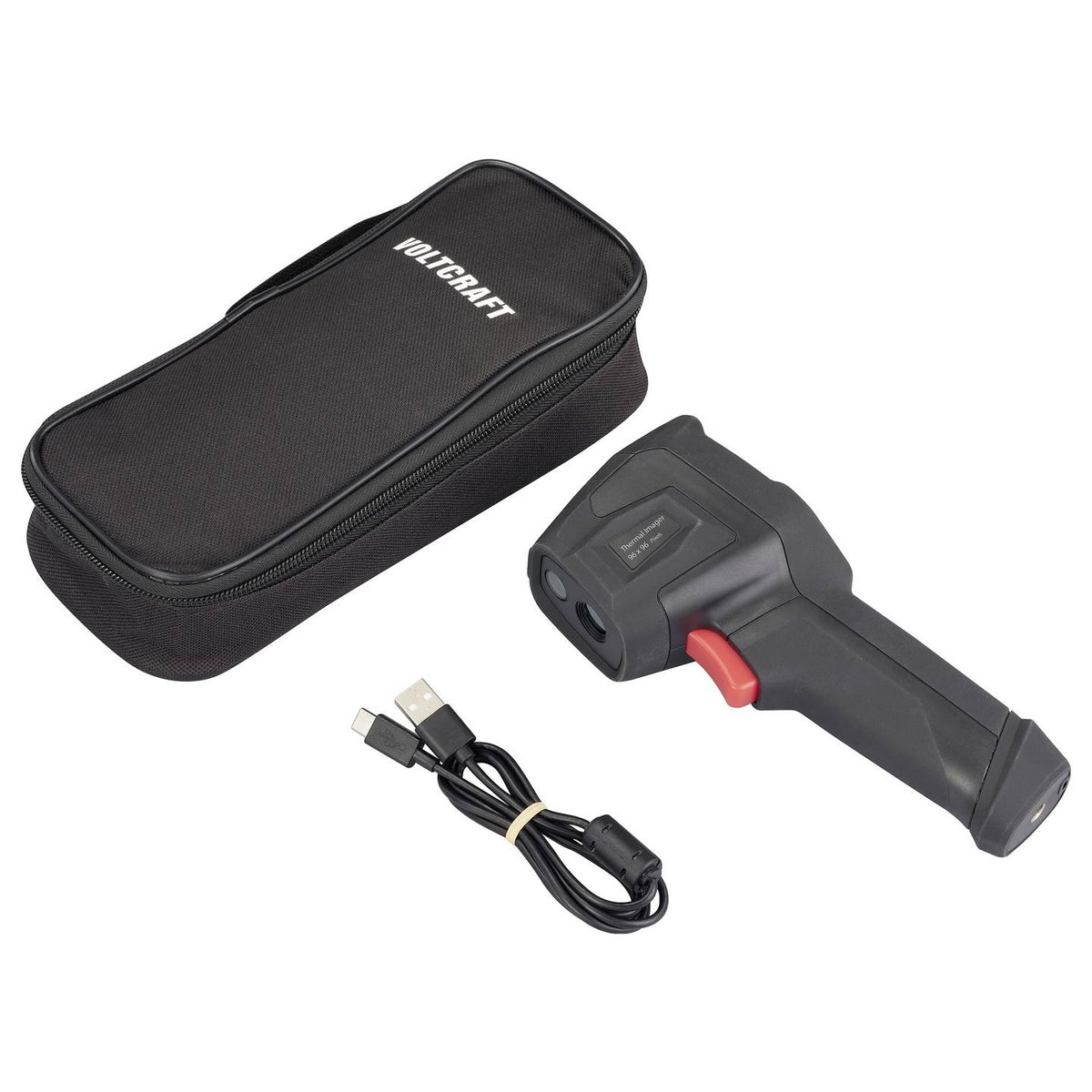 VOLTCRAFT Wärmebildkamera Infrarotkamera Temperaturmessung 96x96 Pixel USB-C675 - 4064161389967
